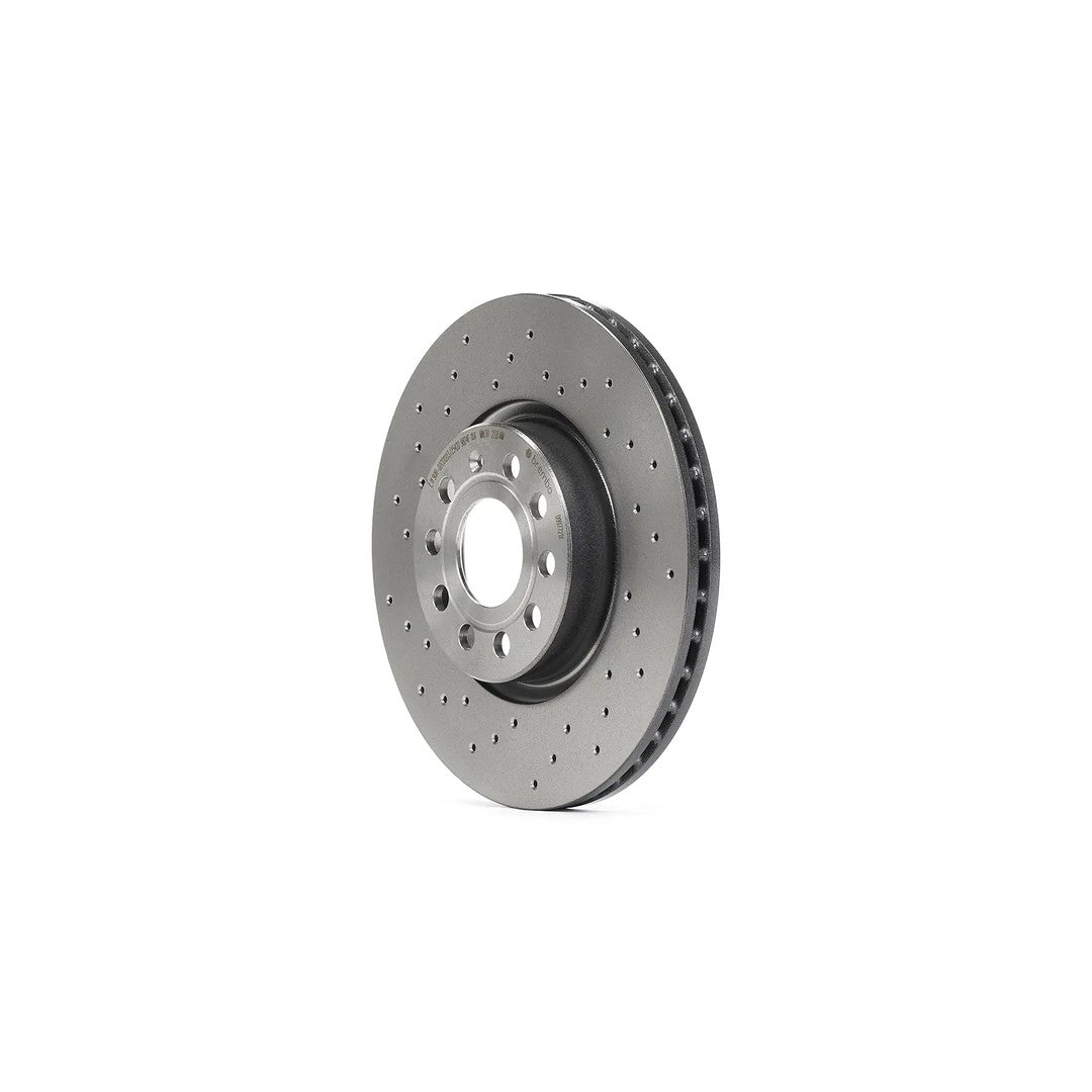 Brembo Xtra Front Drilled Brake Disc 312mm - VW Golf Mk5/Mk6/Mk7 GTI 1K/5K/5G, Audi A3 8P/8V, Skoda Octavia RS 1Z, Seat Leon 1P | 09.9772.1X