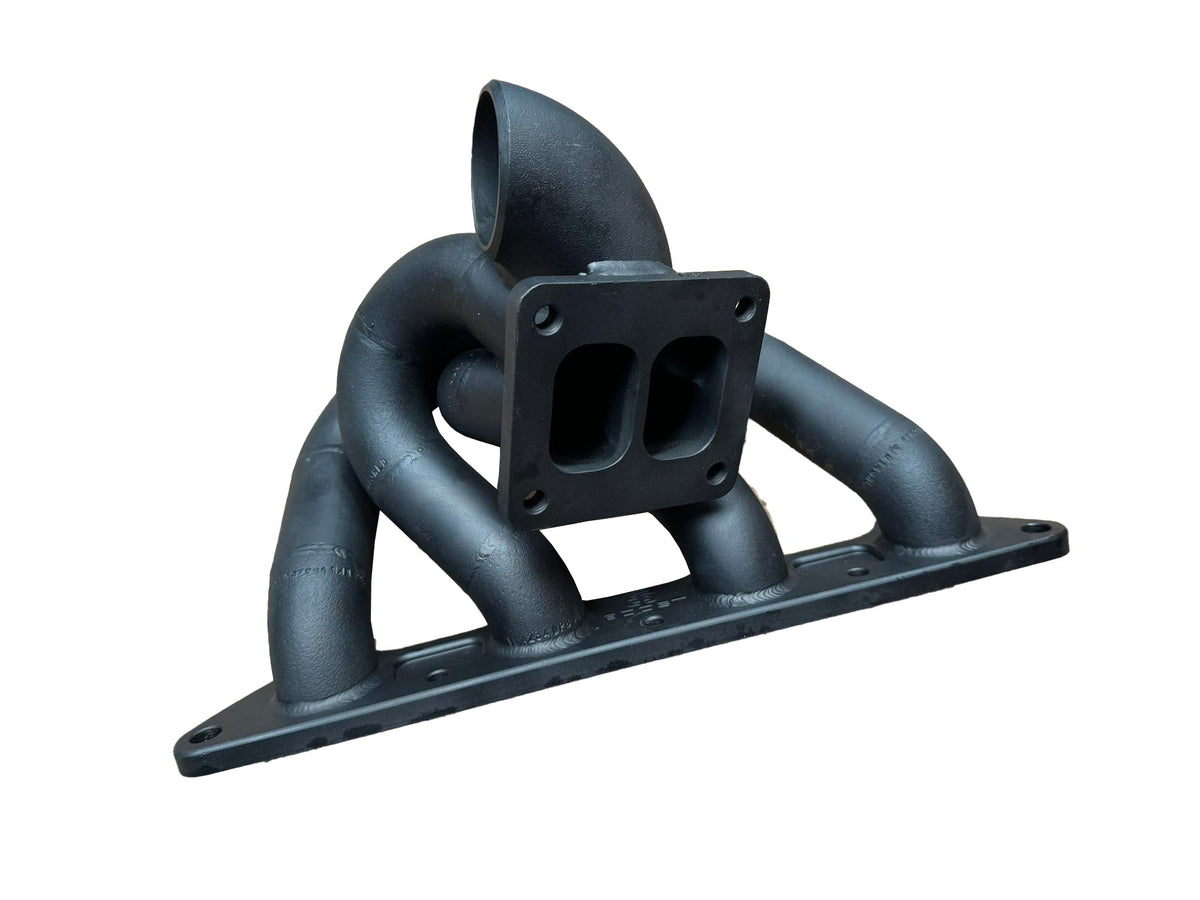 6Boost Turbo Exhaust Manifold / 4G63 / T4 Twin Scroll Evo 4-9