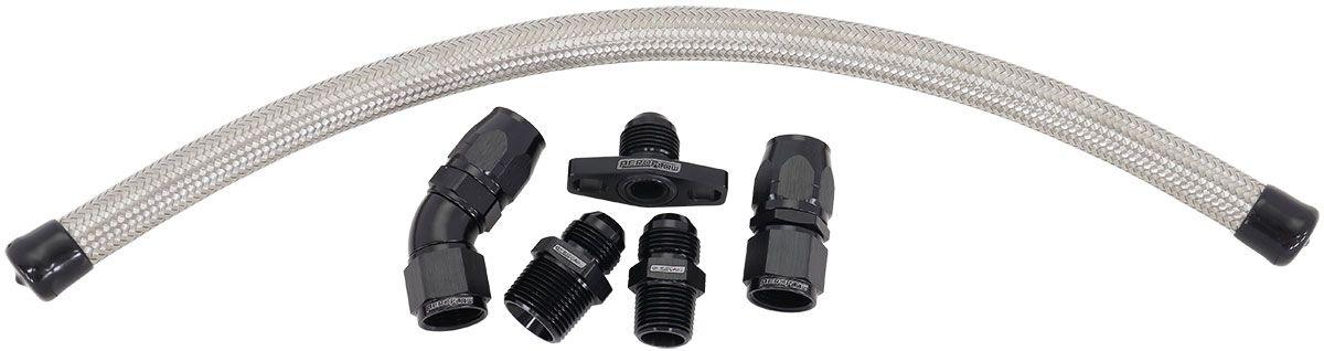 AEROFLOW TURBO OIL DRAIN KIT SUIT NISSAN RB,SR,CA ENGINES WITH AFTERMAKET HIGH MOUNT TURBO (AF463-23)