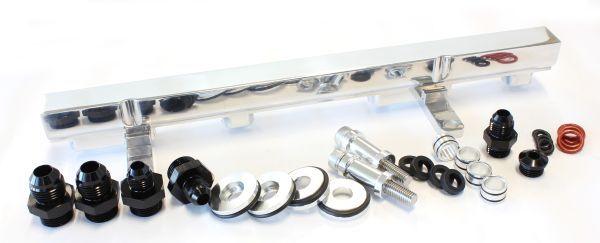 AEROFLOW NISSAN S13 SR20 BILLET EFI FUEL RAIL - POLISHED (AF64-2009P)