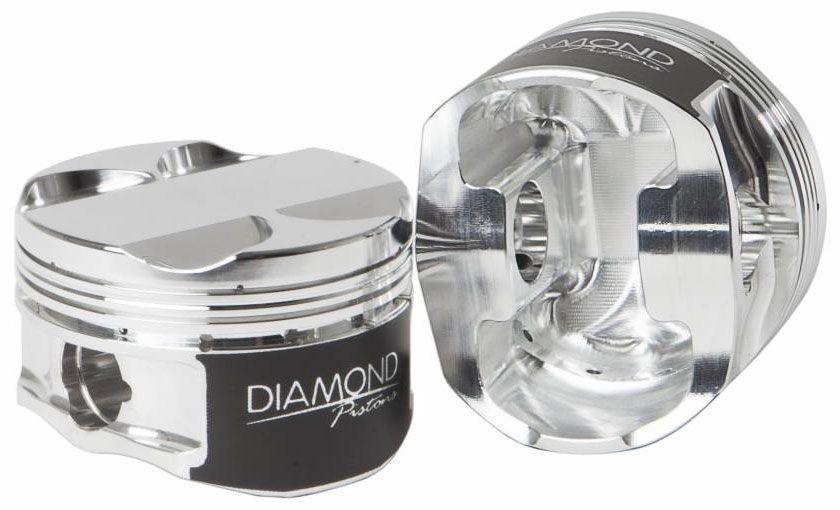 DIAMOND TOYOTA 2JZGTE TURBO DISH TOP FORGED PISTONS (D37004-6)