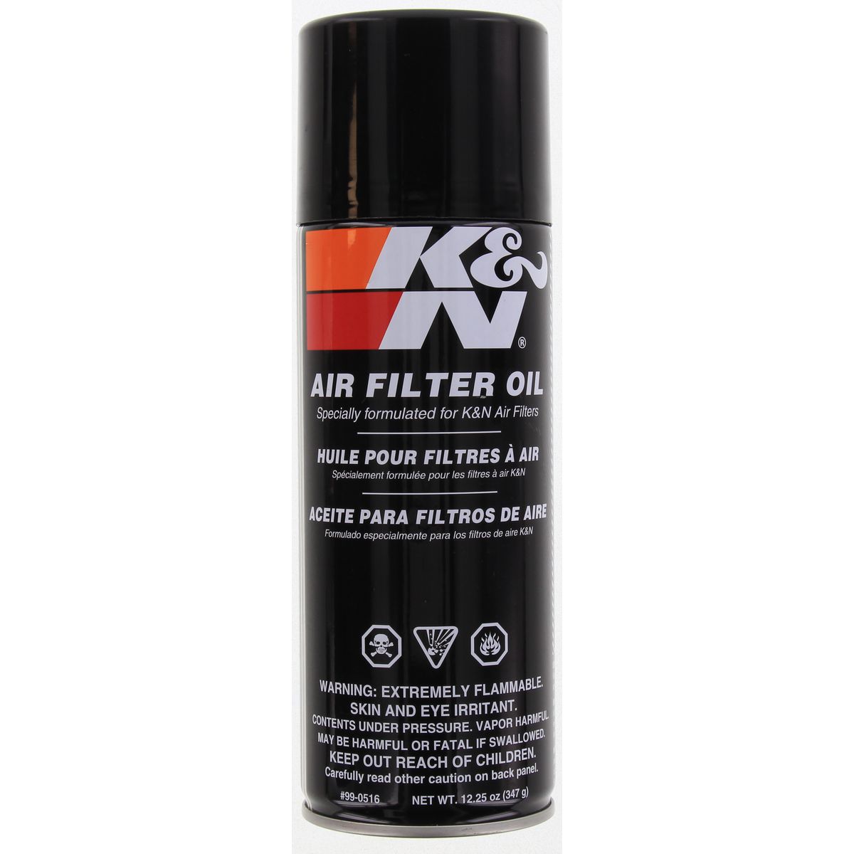 K&N AIR FILTER OIL 350ML SPRAY