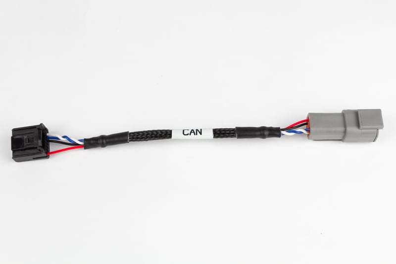 Haltech Elite CAN Cable - DTM4 Receptacle to 16 pin Black Tyco - 150mm / 6" HT-130051