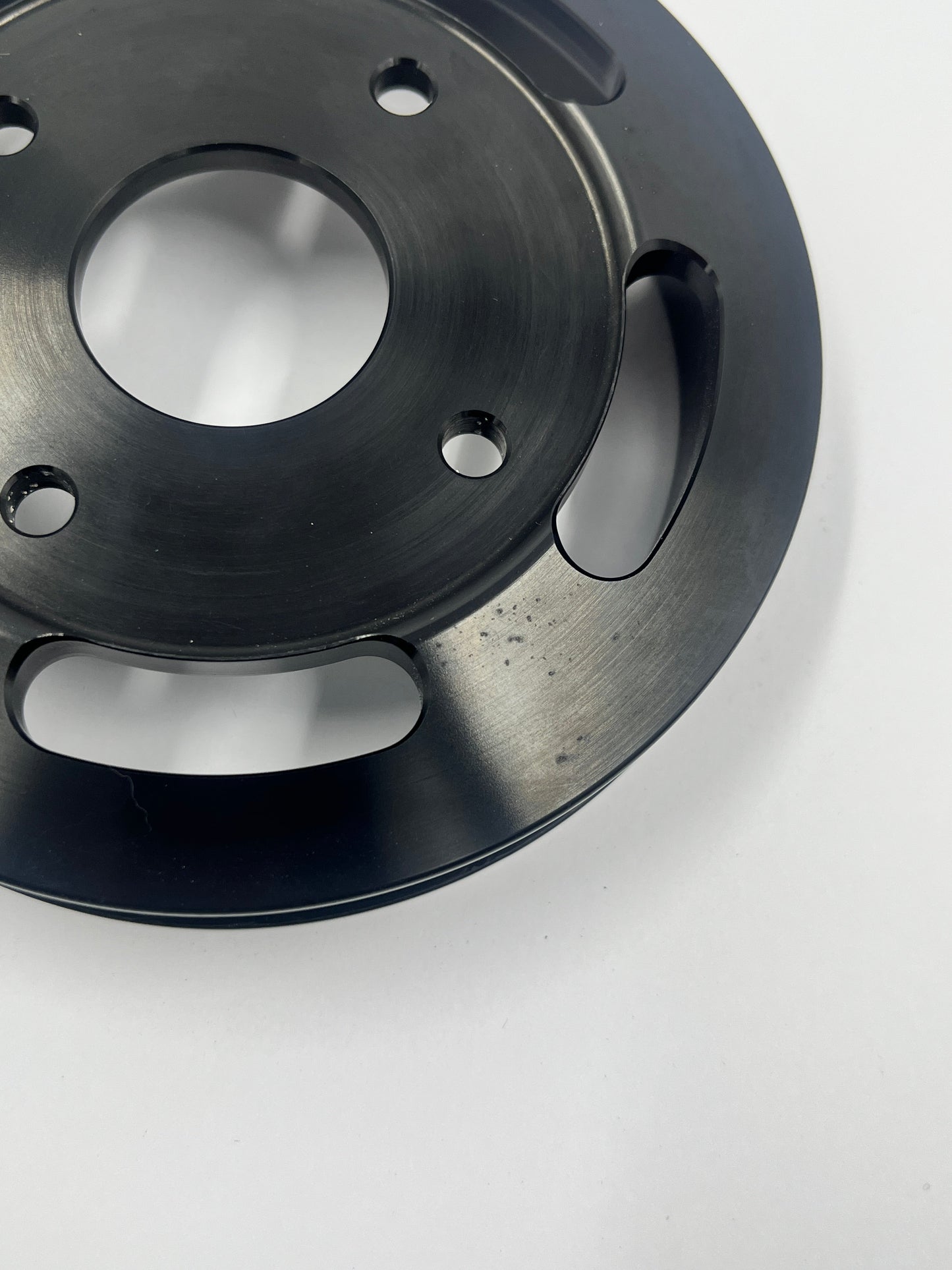 Scratch&Dent Billet Underdrive Water Pump Pulley for Nissan RB Engines - Black 126mm