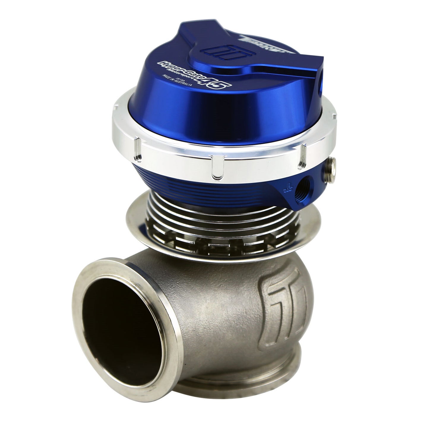 Turbosmart 45mm Wastegate HyperGate GenV Motorsport Blue TS-0553-1101