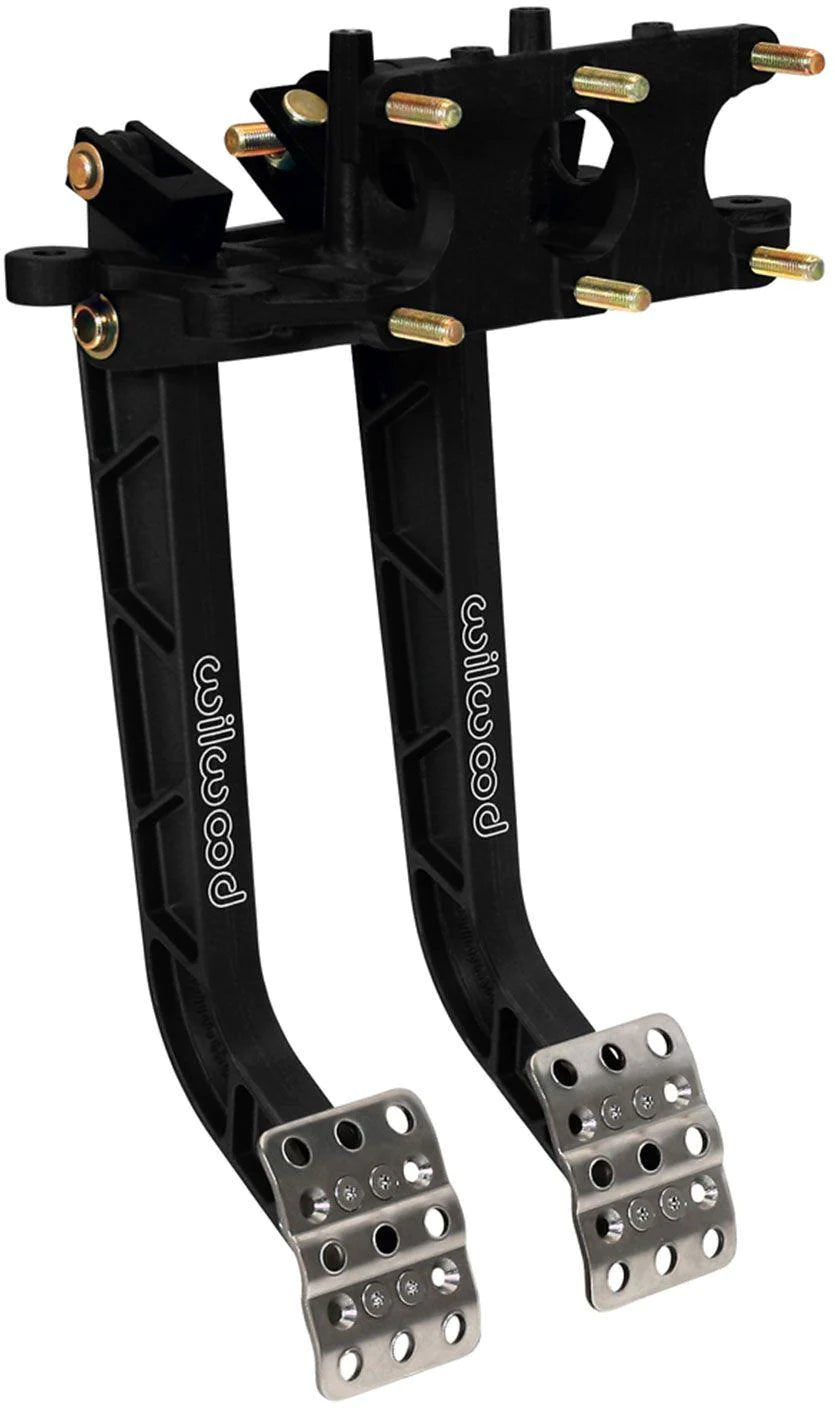 WILWOOD ADJUSTABLE REVERSE MOUNT TRIPLE MASTER CYLINDER PEDAL ASSEMBLY (WB340-11299)