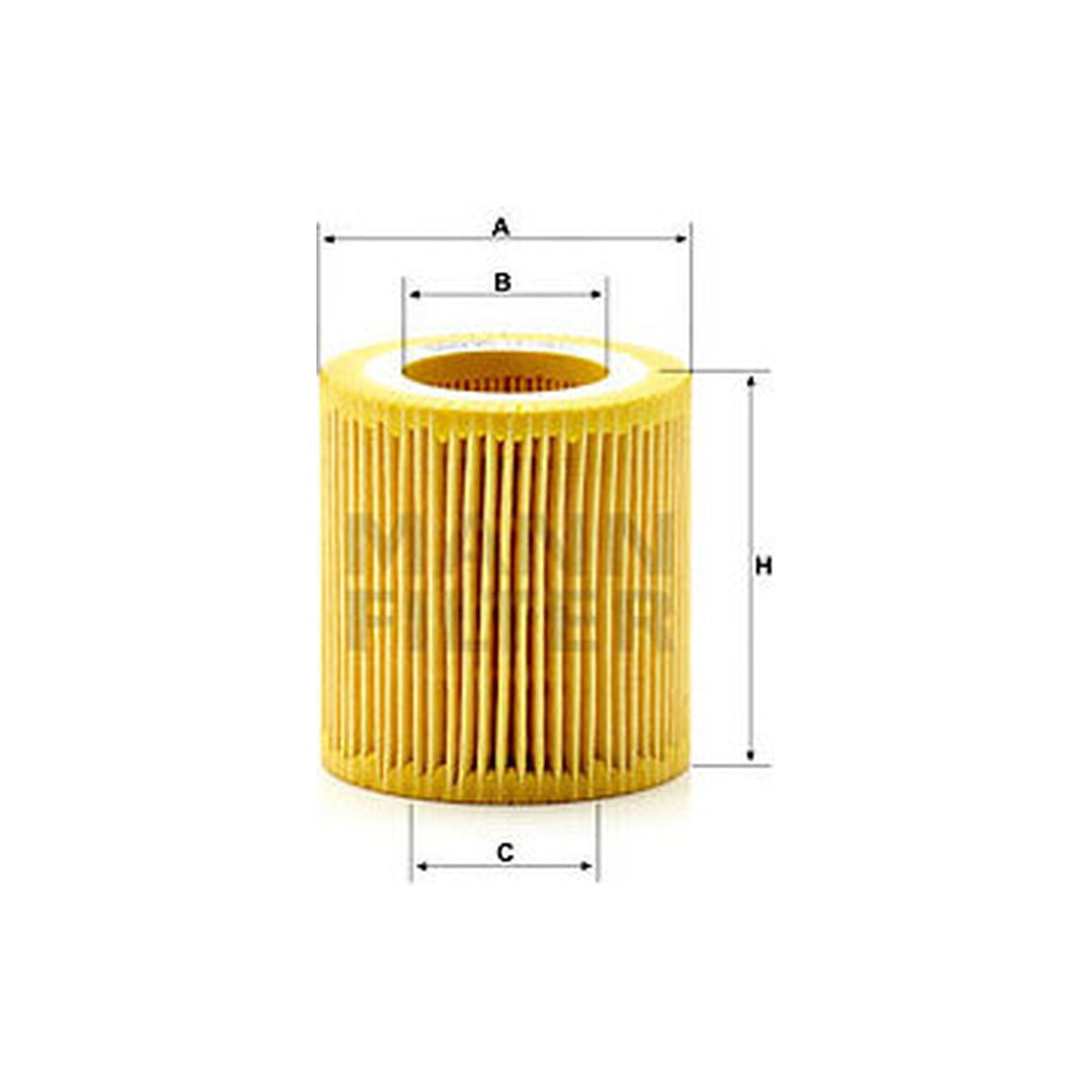 BMW Engine Oil Filter Kit - Mann 11427854445