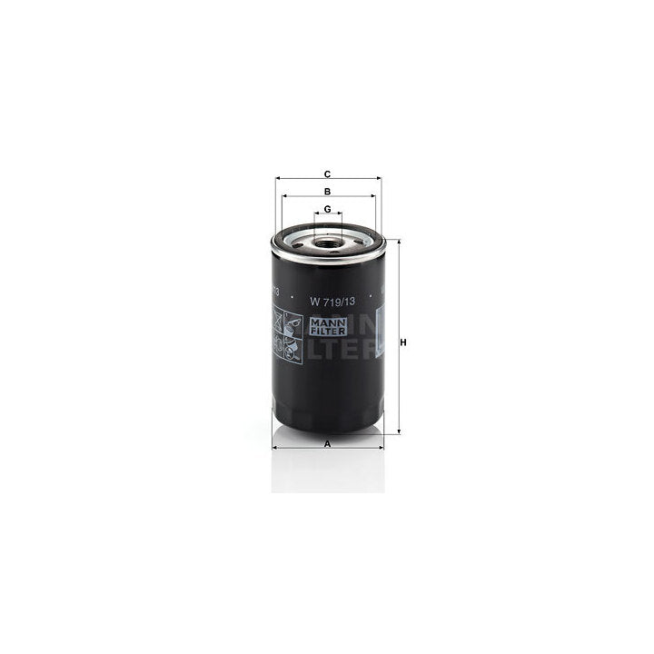 Mercedes Engine Oil Filter - Mann 1021840501