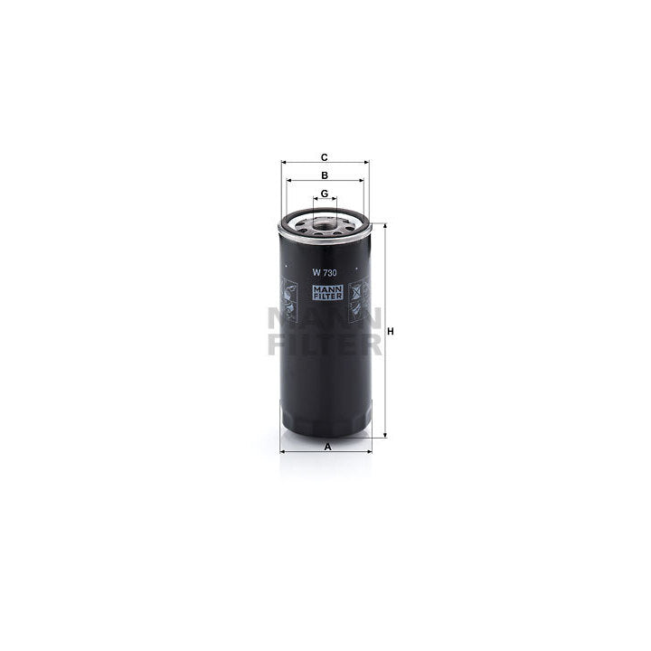 Porsche Engine Oil Filter - Mann W730