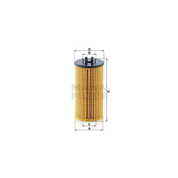 Audi VW Engine Oil Filter - Mann HU835/1Z