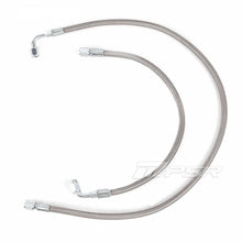 Pulsar Universal Performance Turbo Oil Feed Line 4AN – 4AN 90 Degree Straight Steel Braided