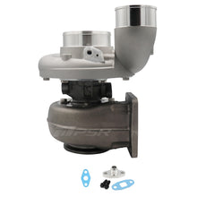 Pulsar Billet 363 366 369 Journal Bearing Turbo with 90° Elbow Outlet Compressor