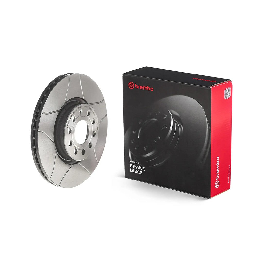 Brembo Max Front Slotted Brake Disc 312mm - VW Golf Mk5/Mk6/Mk7 GTI 1K/5K/5G, Audi A3 8P/8V, Skoda Octavia RS 1Z, Seat Leon 1P | 09.9772.75