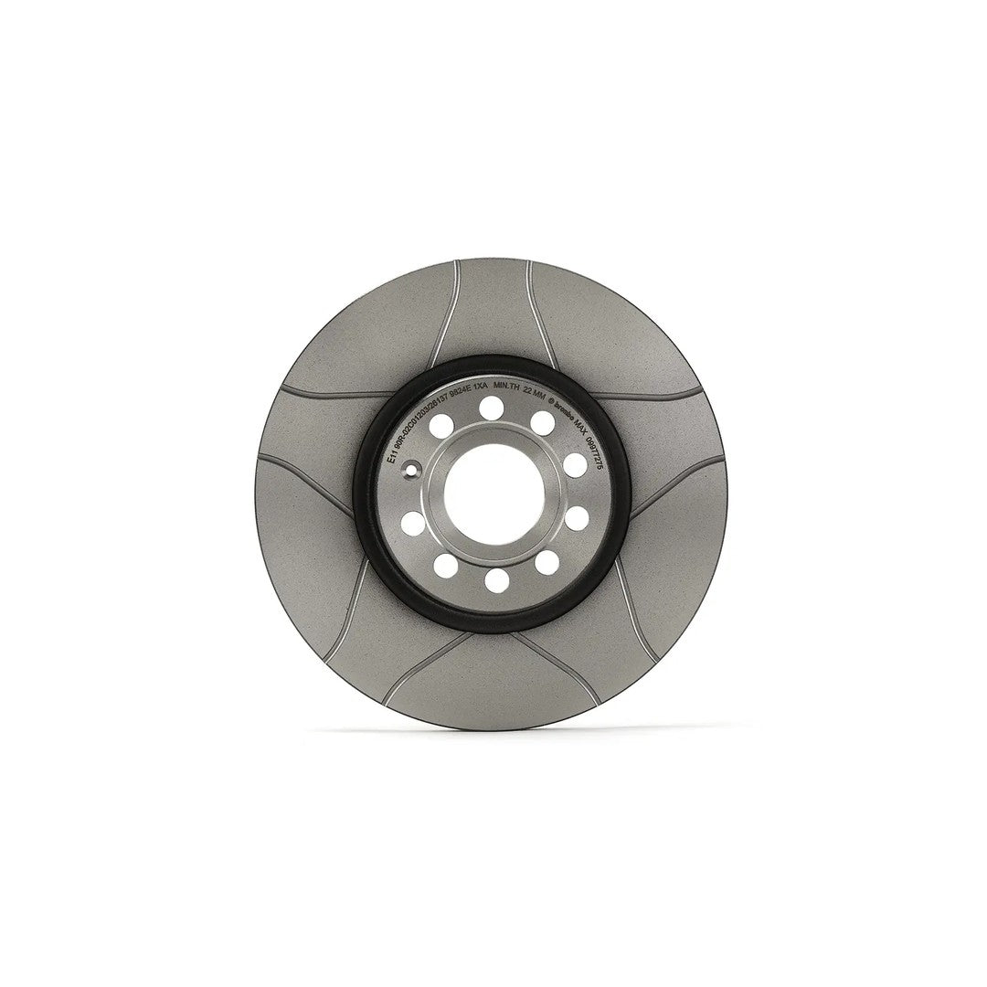 Brembo Max Front Slotted Brake Disc 312mm - VW Golf Mk5/Mk6/Mk7 GTI 1K/5K/5G, Audi A3 8P/8V, Skoda Octavia RS 1Z, Seat Leon 1P | 09.9772.75
