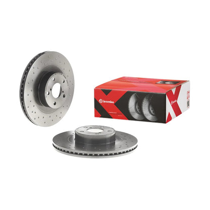 Brembo Xtra Front Drilled Brake Disc 293mm - Subaru Impreza/WRX GD-GH, Forester SG/SH, Legacy, Outback, XV, BRZ, Toyota 86 ZN6 | 09.A921.1X