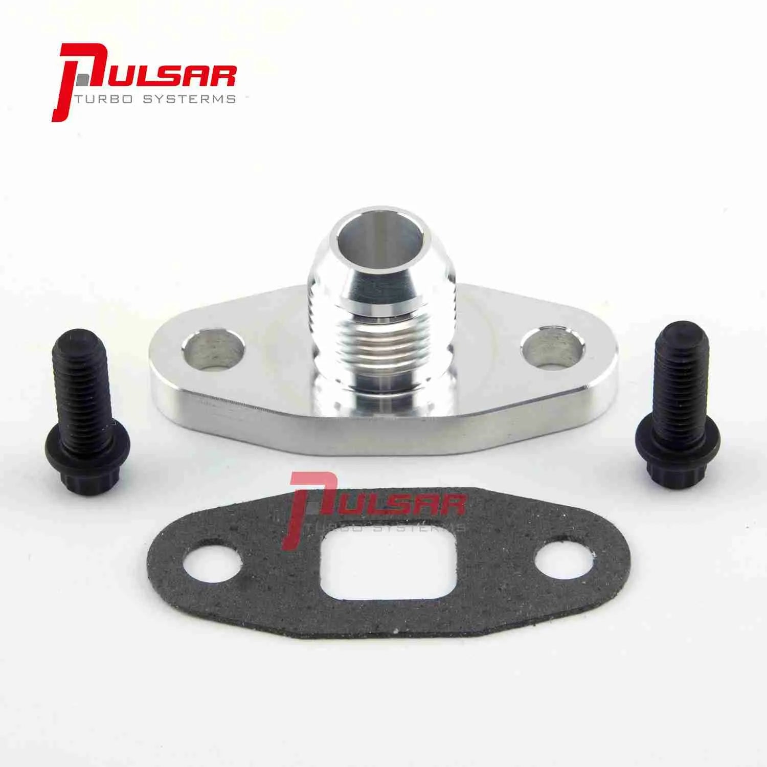 Pulsar Oil Drain Flange Install Kit for Precision Turbo T4 T67 T72 T76 T78