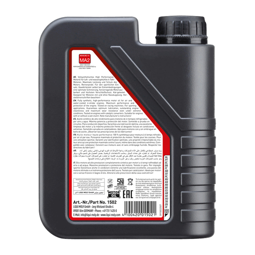 LIQUI MOLY MOTORBIKE 4T SYNTH 10W-50 STREET RACE 1L