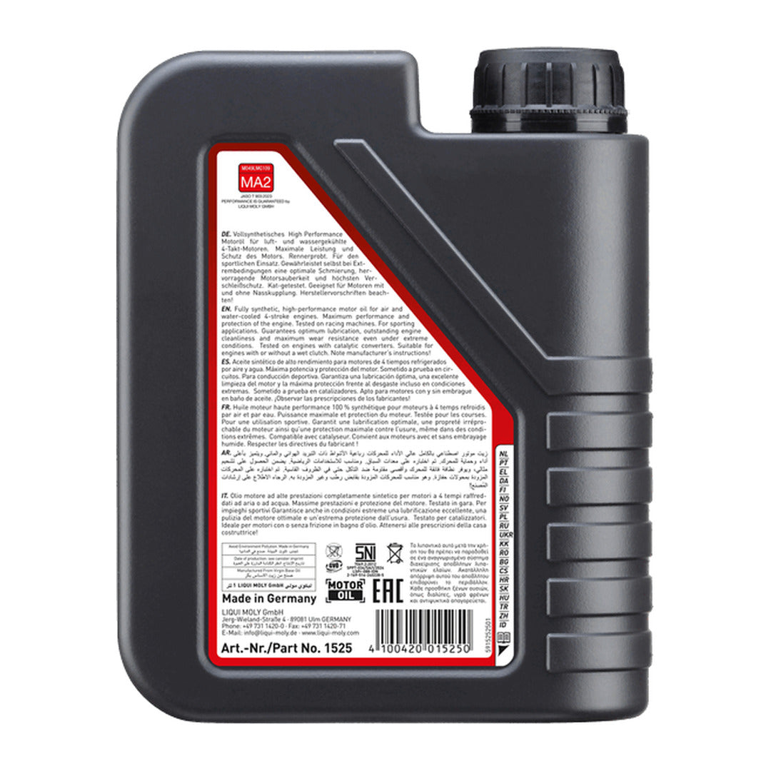 LIQUI MOLY MOTORBIKE 4T SYNTH 10W-60 STREET RACE 1L