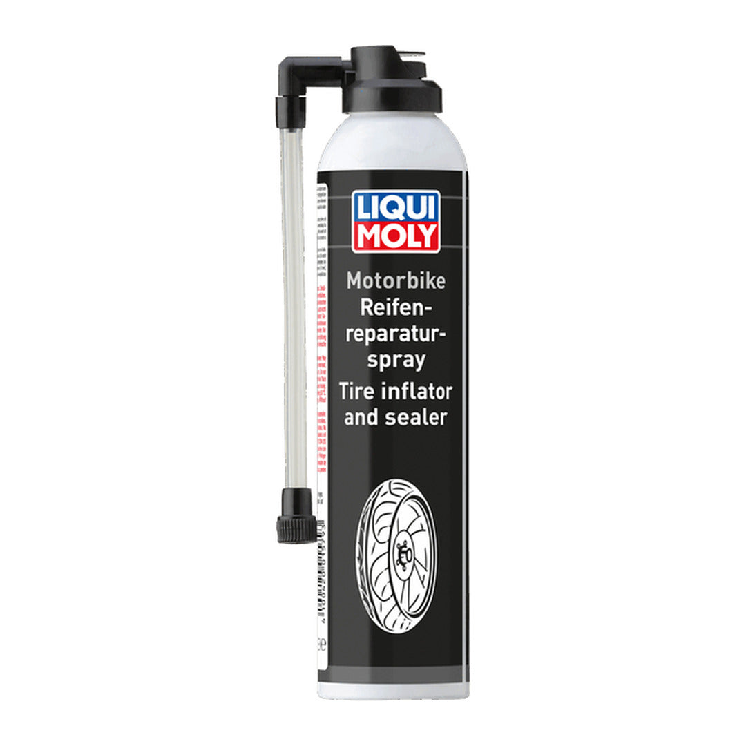 LIQUI MOLY MOTORBIKE TIRE INFLATOR AND SEALER 300ML