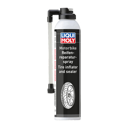 LIQUI MOLY MOTORBIKE TIRE INFLATOR AND SEALER 300ML