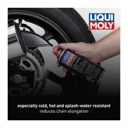 LIQUI MOLY MOTORBIKE CHAIN SPRAY WHITE 400ML