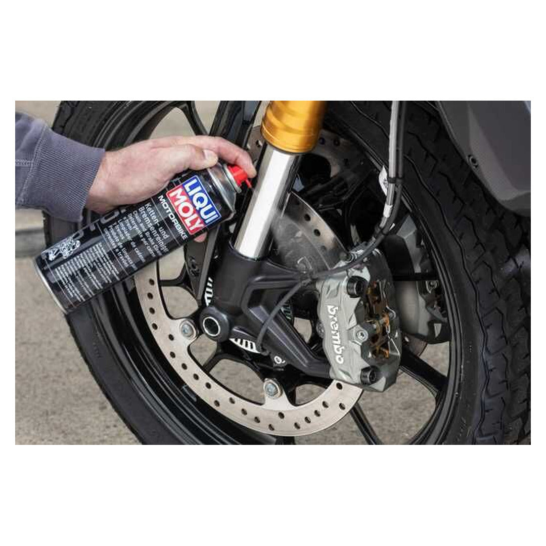 LIQUI MOLY MOTORBIKE CHAIN AND BRAKE CLEANER 500ML