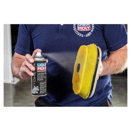 LIQUI MOLY MOTORBIKE FOAM FILTER OIL (SPRAY) 400ML
