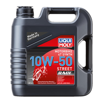 LIQUI MOLY MOTORBIKE 4T SYNTH 10W-50 STREET RACE 4L