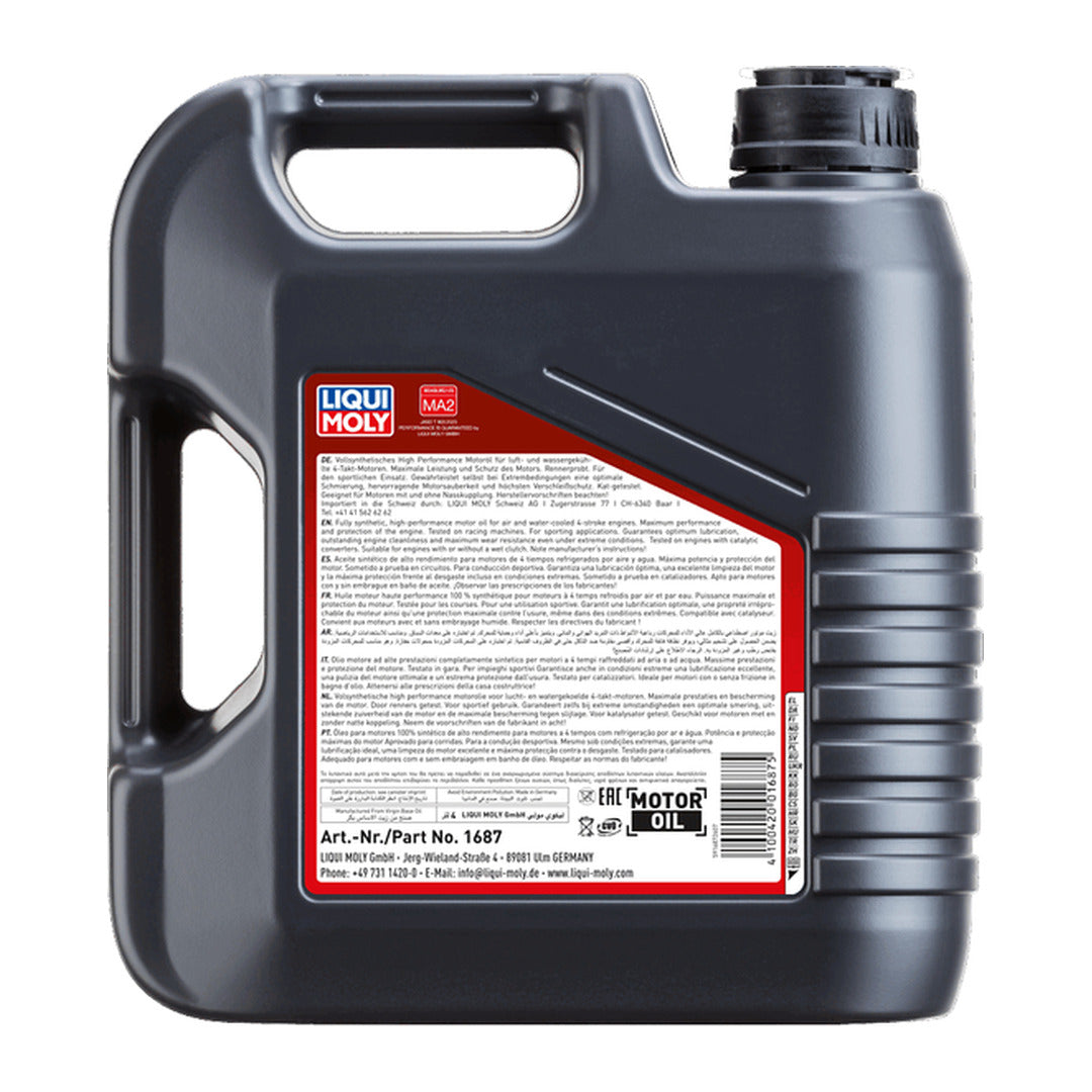 LIQUI MOLY MOTORBIKE 4T SYNTH 10W-60 STREET RACE 4L
