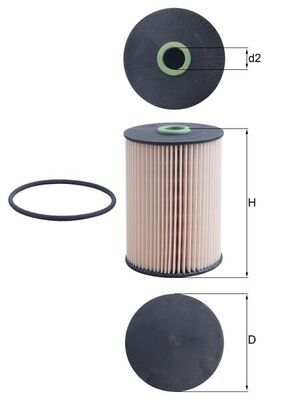 Mahle KX228D Fuel Filter – OEM 1K0127434B