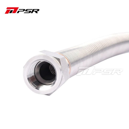 PSR -12AN -10AN Stainless Steel Turbo Oil Drain/Return flexible Pipe 300mm/450mm/600mm
