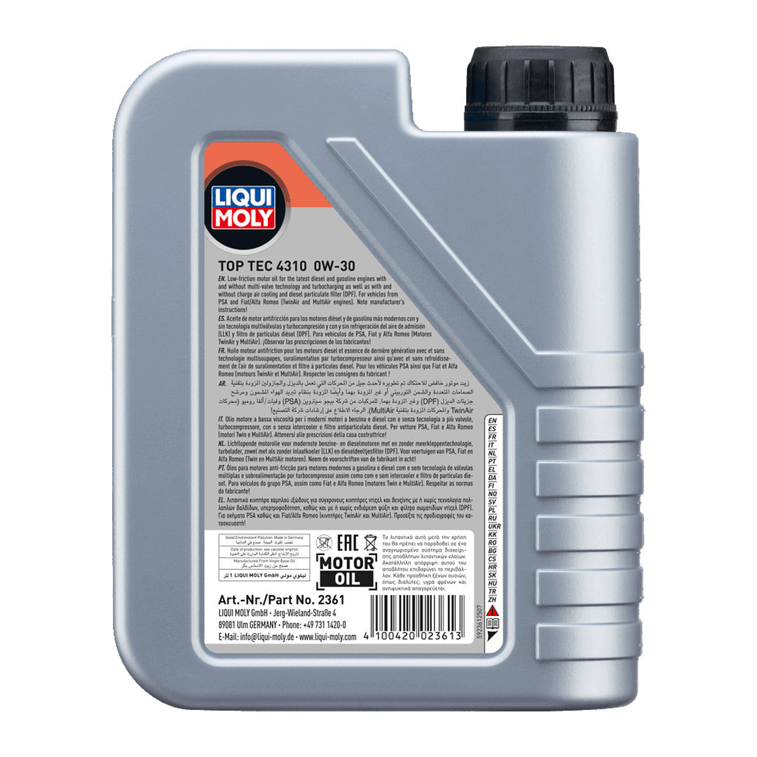 LIQUI MOLY TOP TEC 4310 0W-30 1L