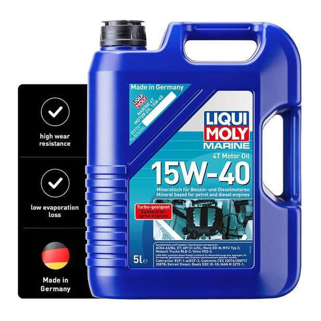 LIQUI MOLY MARINE 4T MOTOR OIL 15W-40 5L