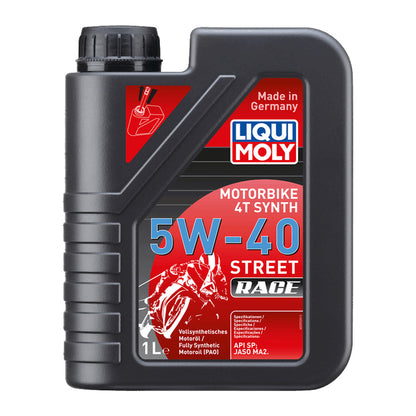 LIQUI MOLY MOTORBIKE 4T SYNTH 5W-40 STREET RACE 1L