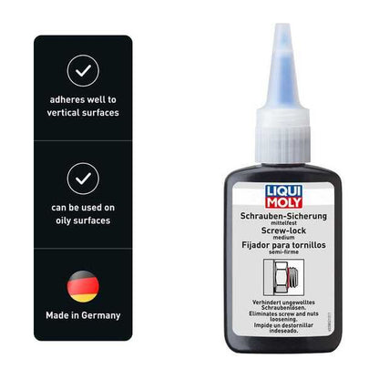 LIQUI MOLY SCREW-RETAINER MEDIUM STRENGTH 50G