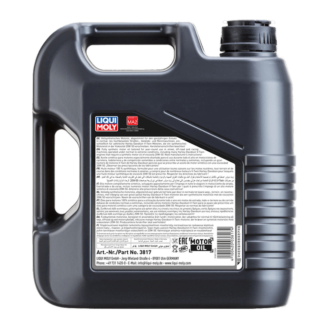 LIQUI MOLY MOTORBIKE HD SYNTH 20W-50 STREET 4L