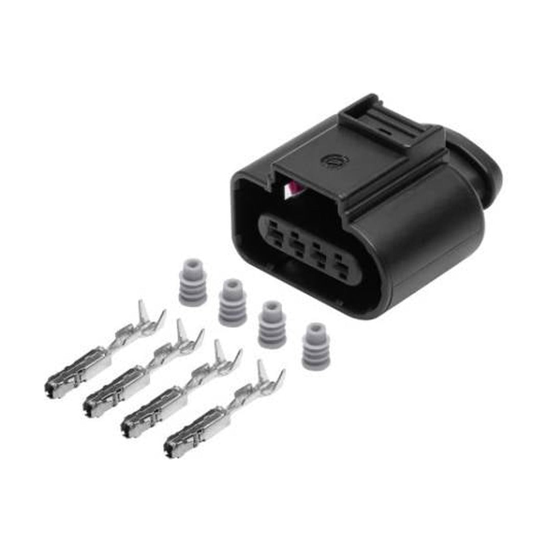 4 Pole connector housing , VAG, 1.5 mm MCP terminals (8K0973704)