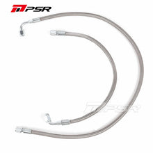 Pulsar Universal Performance Turbo Oil Feed Line 4AN – 4AN 90 Degree Straight Steel Braided