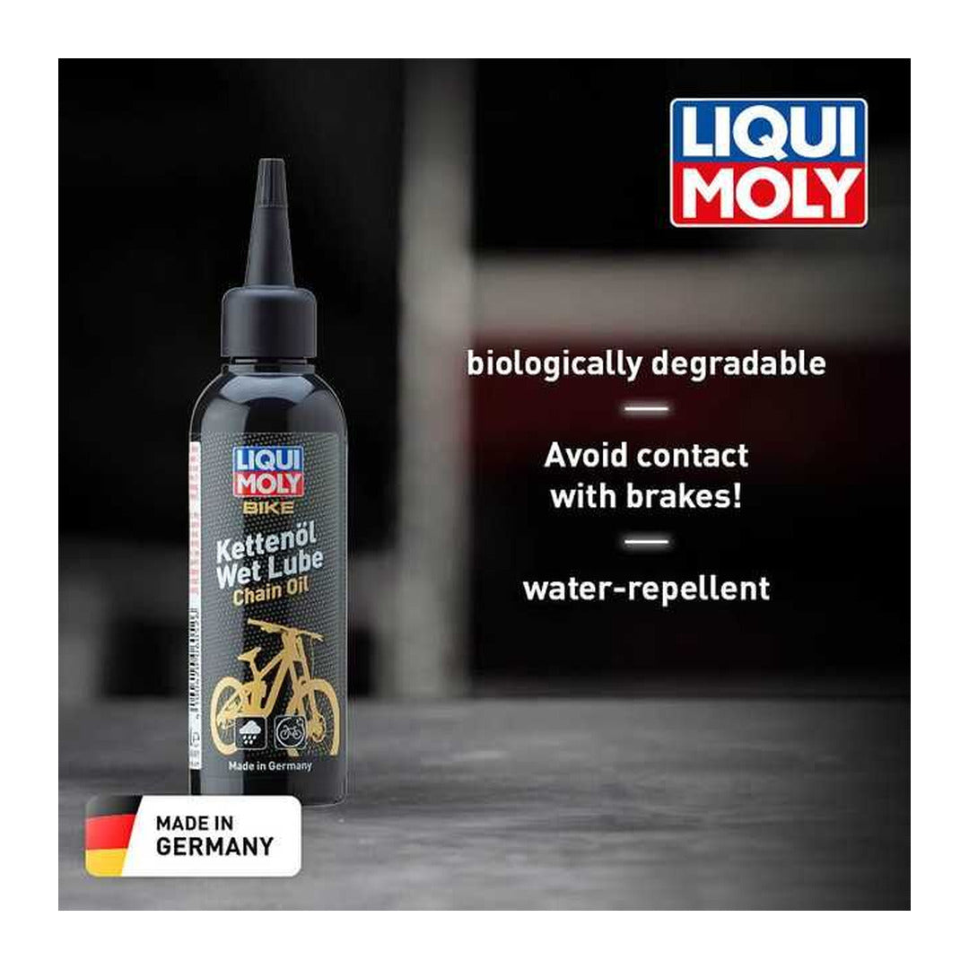 LIQUI MOLY BIKE CHAIN OIL WET LUBE 100ML