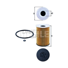 Audi VW Oil Filter - Mahle 03N115562B