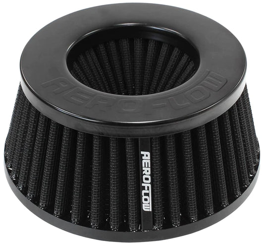 Universal 4" (102mm) Clamp-On Steel Top Inverted Tapered Pod Filter with Black E