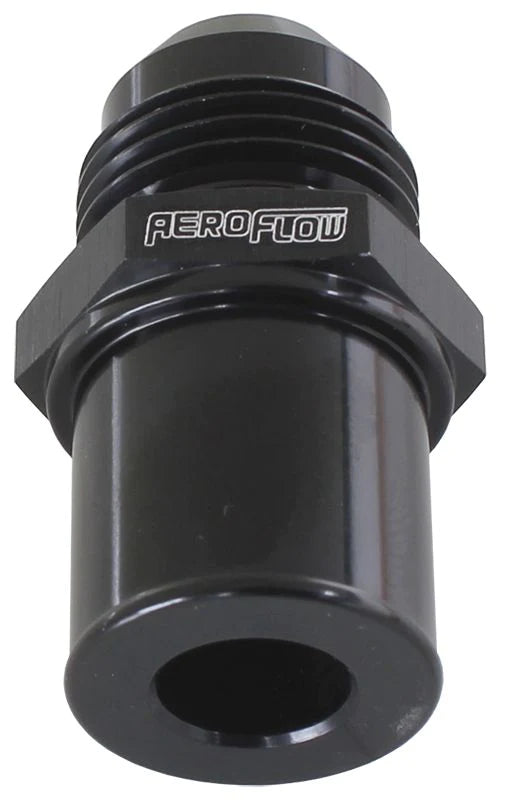 Press In Rear Valve Cover Breather Adapter -8AN Black (19mm O.D) AF708-08RBLK
