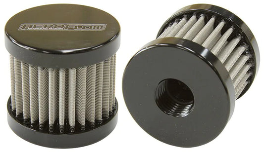 Stainless Steel Billet Breather with -6AN Female Thread AF77-2003BLK