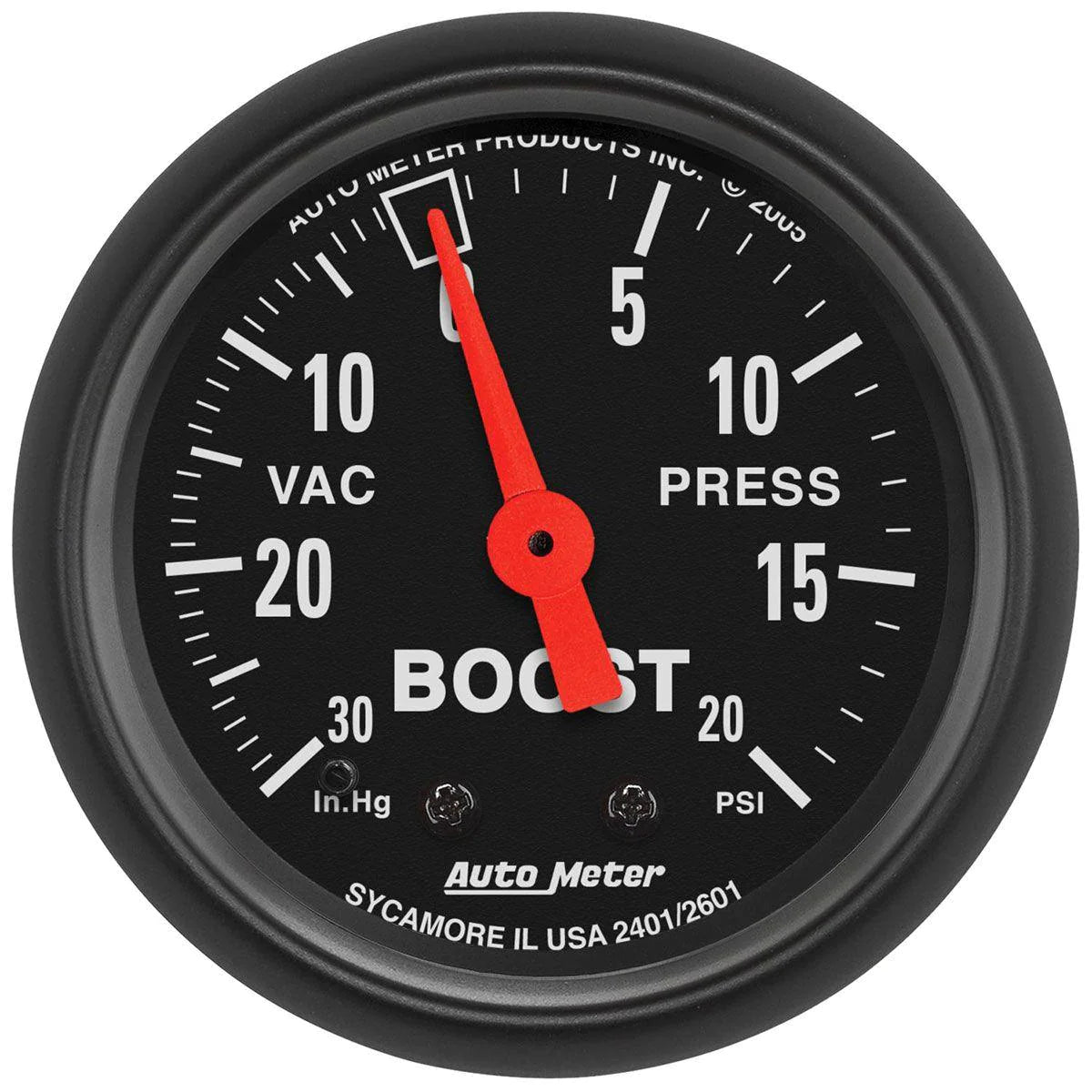 AUTOMETER Z-SERIES BOOST/VACUUM GAUGE (AU2601)