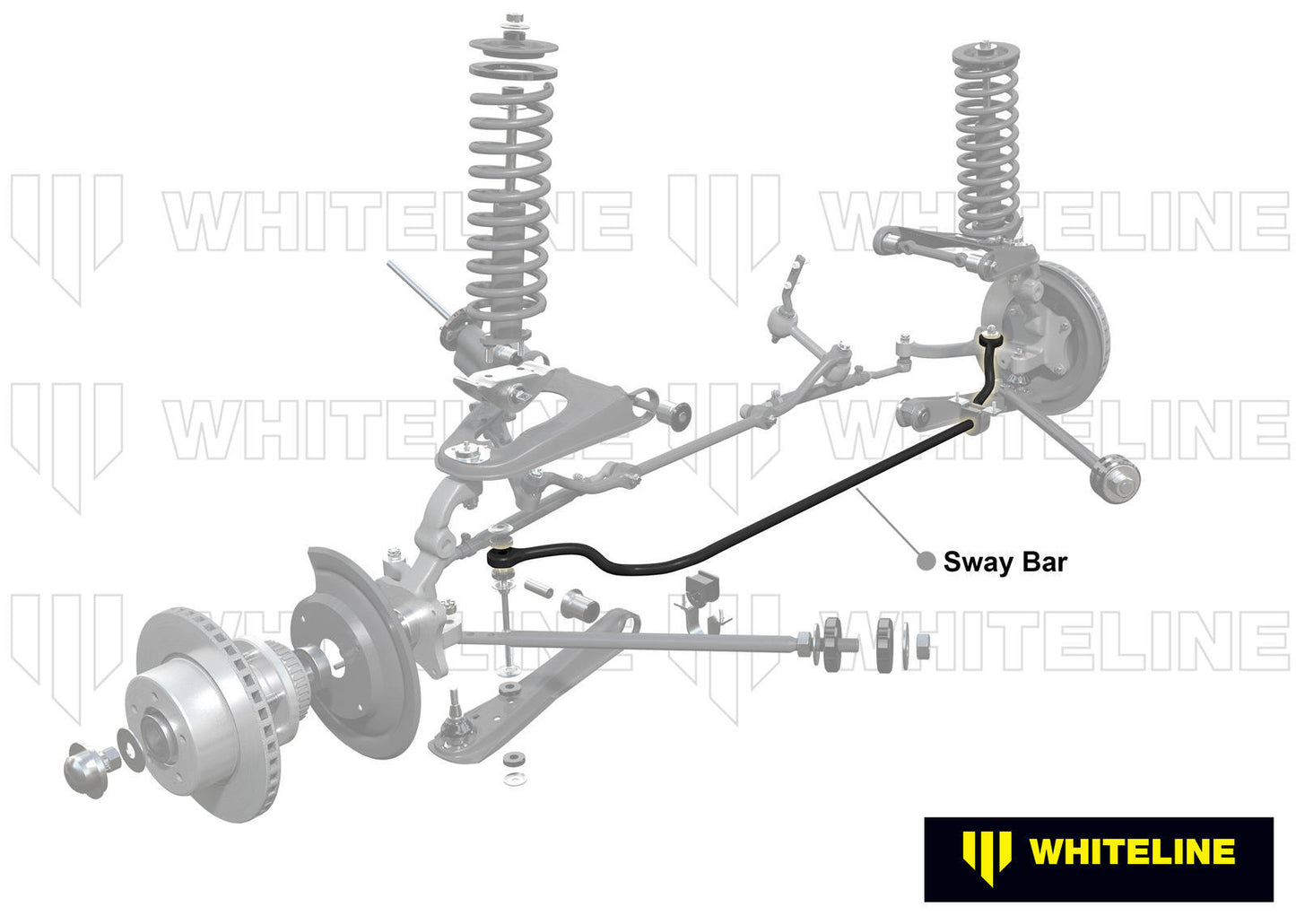 Whiteline Front Sway Bar - 22mm Non Adjustable to Suit Ford Falcon XK-XP | BFF1
