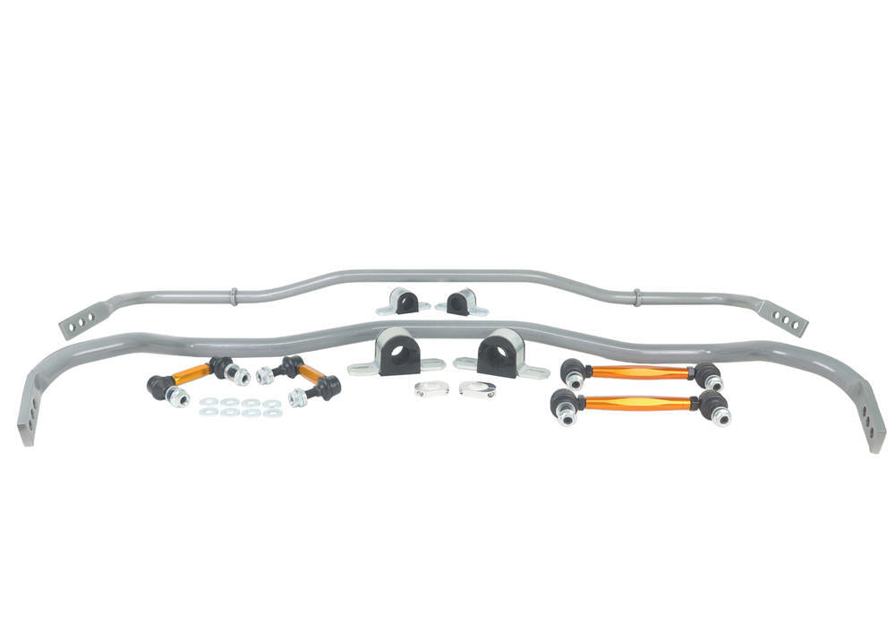 Whiteline Front and Rear Sway Bar - Vehicle Kit to Suit Ford Mustang S550 FM, FN | BFK006