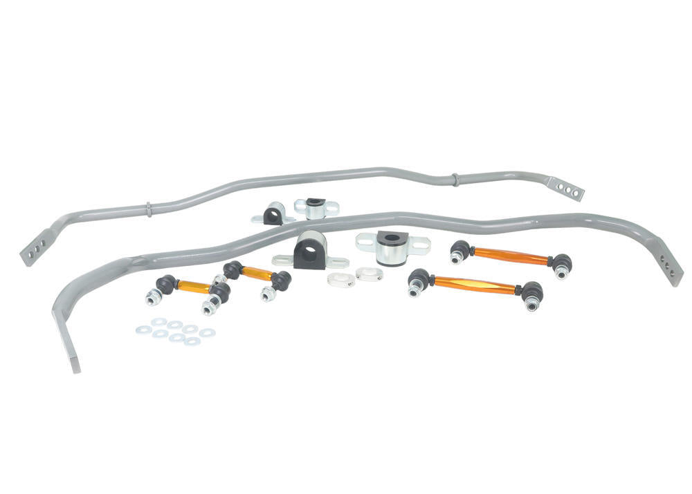 Whiteline Front and Rear Sway Bar - Vehicle Kit to Suit Ford Mustang S550 FM, FN | BFK006