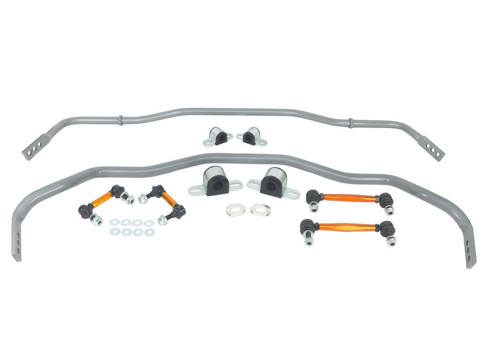 Whiteline Front and Rear Sway Bar - Vehicle Kit to Suit Ford Mustang S550 FM, FN | BFK006