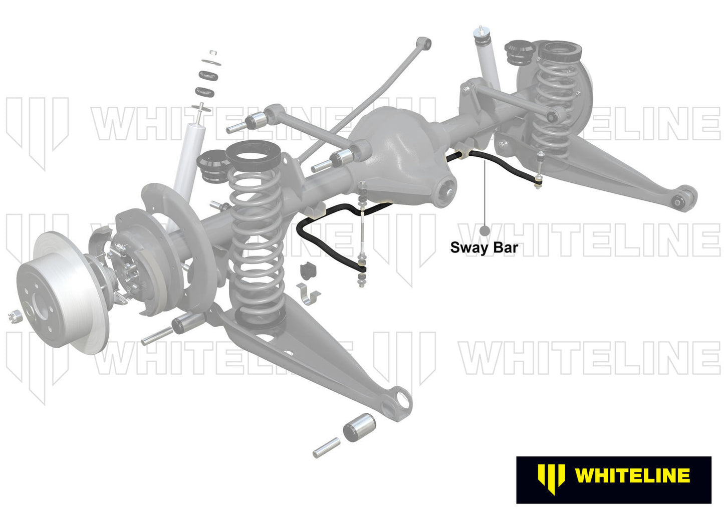 Whiteline Rear Sway Bar - 22mm 4 Point Adjustable to Suit Holden Commodore VB-VP and HSV | BHR16Z
