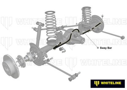Whiteline Front Sway Bar - 33mm 2 Point Adjustable to Suit Jeep Gladiator JT and Wrangler JL | BJF01